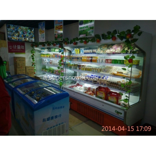 Display multideck più fresco per bevande frutta e verdura